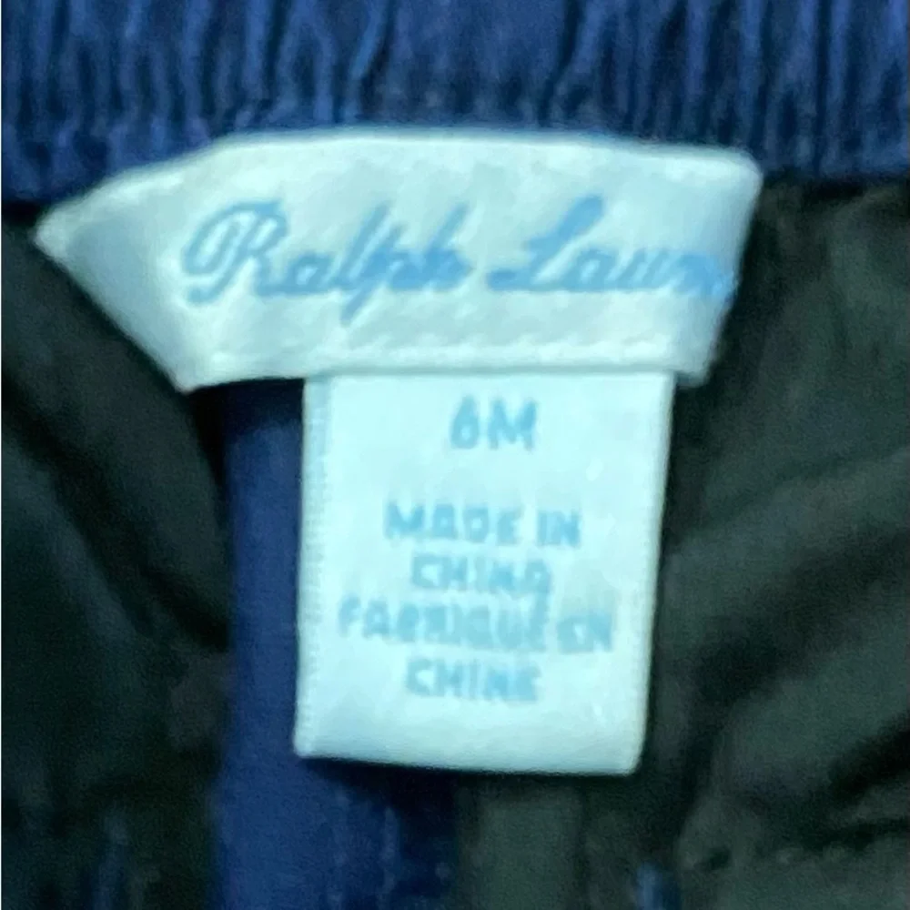 Ralph Lauren Infant Sz 6 mo Navy Polo Chino‎ Pants